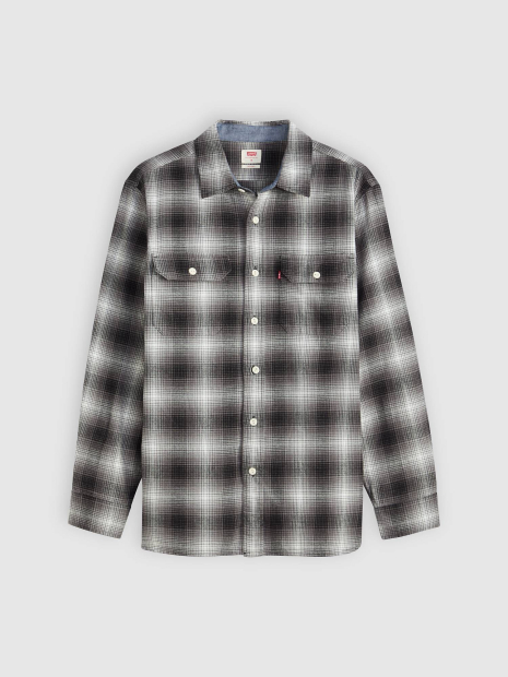 Чоловіча фланелева сорочка Levi's 1159860218 (Сірий XL)