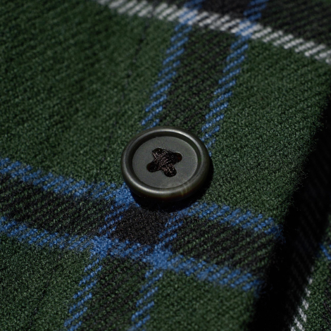 Фланелевая рубашка в клетку UNIQLO 1159860220 (Зеленый L)