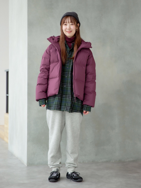 Фланелевая рубашка в клетку UNIQLO 1159860220 (Зеленый L)