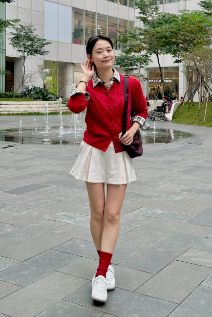 Фланелевая рубашка в клетку UNIQLO 1159860439 (Молочный M)