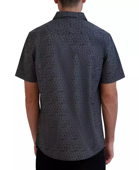 Чоловіча сорочка Karl Lagerfeld Paris з коротким рукавом 1159860818 (Чорний XXL)