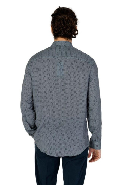 Мужская рубашка ARMANI EXCHANGE 1159861606 (Синий/Зеленый XXL)