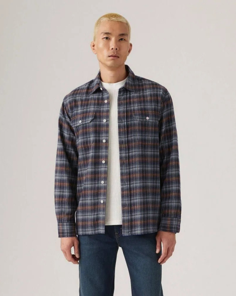 Чоловіча фланелева сорочка Levi's в клітинку 1159862401 (Різні кольори M)