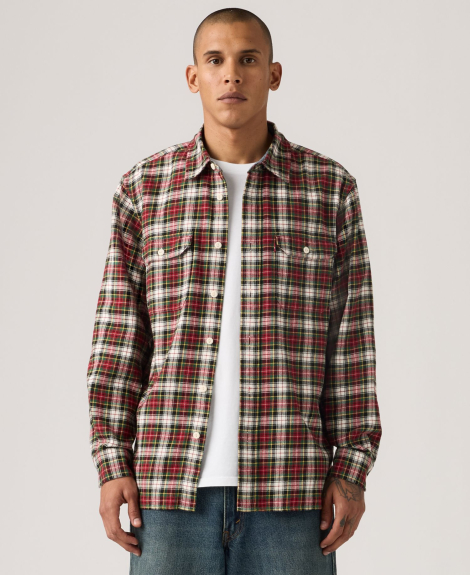 Мужская фланелевая рубашка Levi's в клетку 1159863042 (Разные цвета XL)