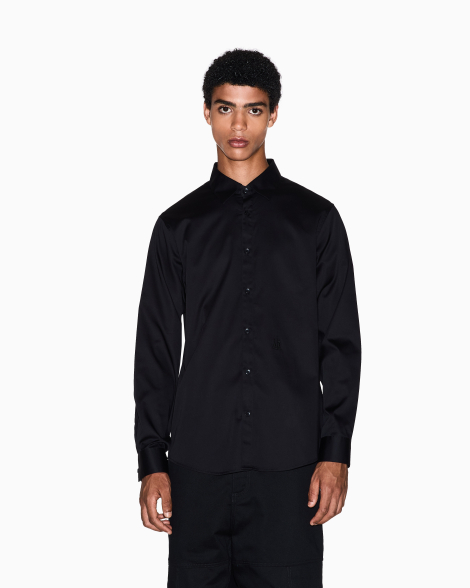 Мужская рубашка Armani Exchange 1159863459 (Черный XXL)