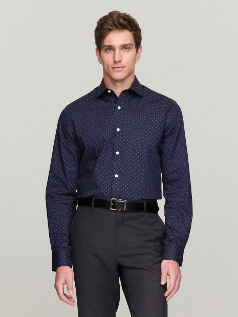 Мужская рубашка Tommy Hilfiger 1159863461 (Синий XXL)