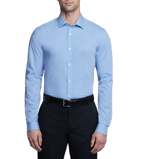 Мужская рубашка Calvin Klein 1159863917 (Синий/Белый XXL)