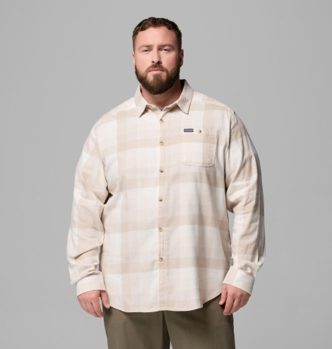 Мужская фланелевая рубашка Columbia 1159864055 (Бежевый L)