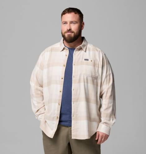 Мужская фланелевая рубашка Columbia 1159864055 (Бежевый L)
