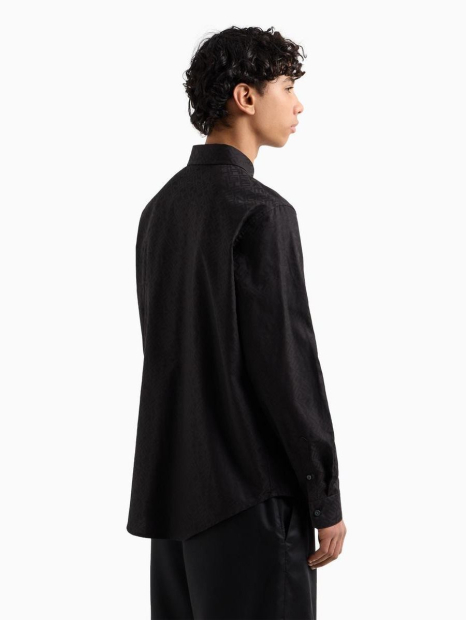 Чоловічі сорочки Armani Exchange з логотипом 1159895162 (Чорний L)