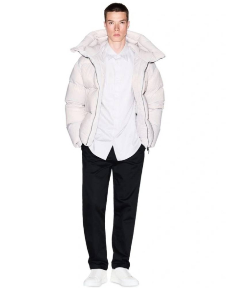 Чоловічі сорочки Armani Exchange з логотипом 1159975887 (Бежевий M)