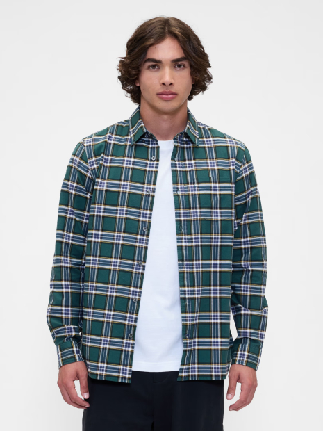 Мужская рубашка GAP 1160005033 (Зеленый L)