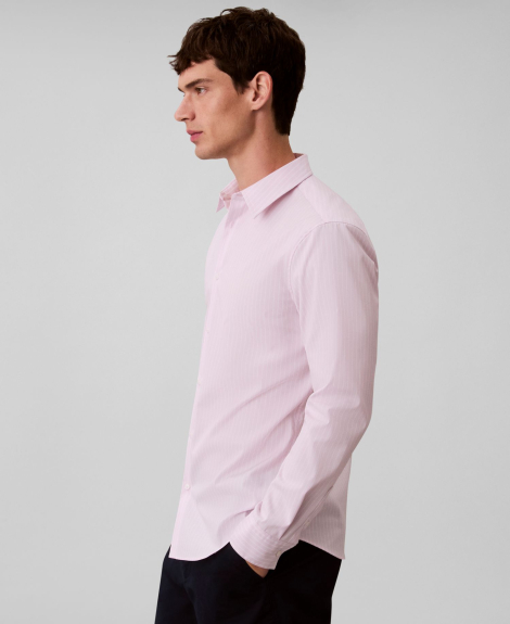 Чоловіча сорочка Slim Fit Calvin Klein 1160375498 (Рожевий L)