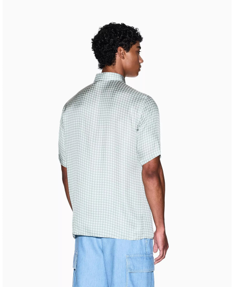 Чоловічі сорочки Armani Exchange з коротким рукавом 1160656155 (Зелений M)