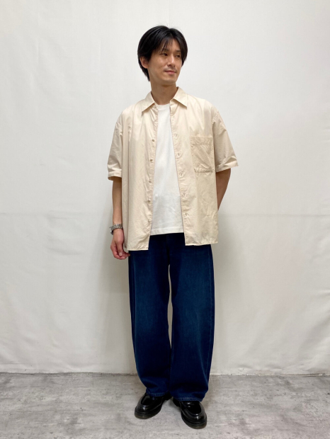 Сорочка UNIQLO з короткими рукавами 1160765030 (Молочний XXL)