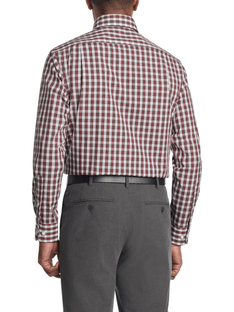 Мужская рубашка Tommy Hilfiger в клетку 1160810824 (Белый/Красный XXL)