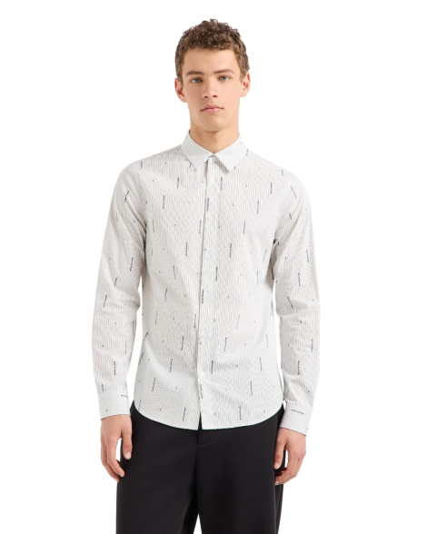 Чоловіча сорочка Armani Exchange 1160846308 (Білий XXL)