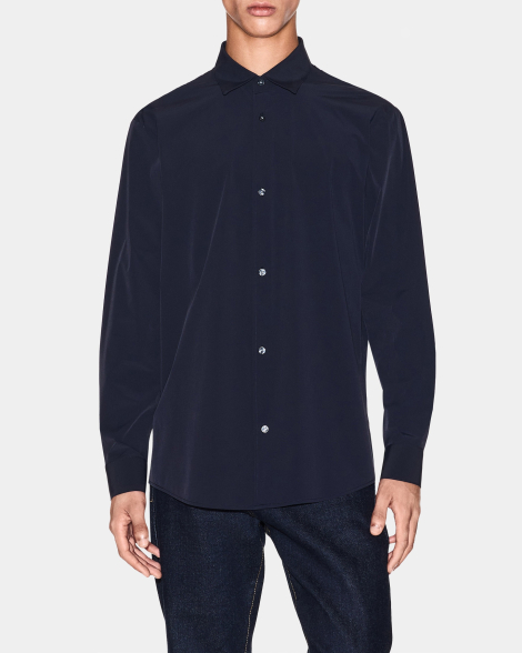 Мужская рубашка Armani Exchange 1161217058 (Синий XXL)