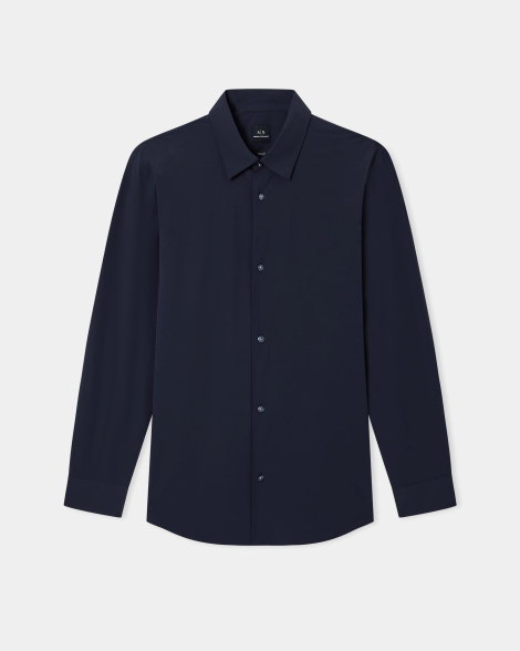 Мужская рубашка Armani Exchange 1161217058 (Синий XXL)