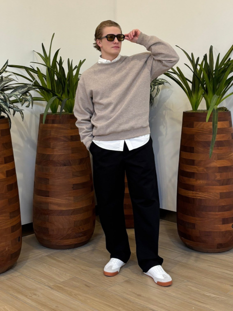 Рубашка UNIQLO с карманом 1161333177 (Белый 3XL)