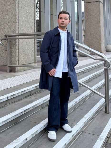 Рубашка UNIQLO с карманом 1161333177 (Белый 3XL)