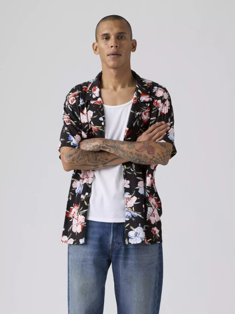 Рубашка с коротким рукавом Levi's с принтом 1162580727 (Разные цвета M)