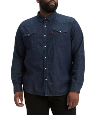 Мужская рубашка Levi's на кнопках 1159840214 (Синий 3XL)