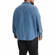 Мужская рубашка в стиле вестерн Levi's на кнопках 1159840265 (Синий XL)