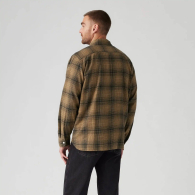 Чоловіча фланелева сорочка Levi's 1159840342 (Коричневий 3XL)