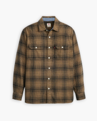 Чоловіча фланелева сорочка Levi's 1159840342 (Коричневий 3XL)