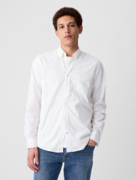 Мужская рубашка Slim Fit GAP 1159840464 (Белый XL)