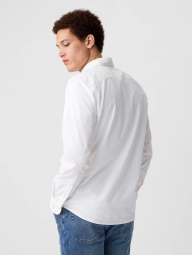 Мужская рубашка Slim Fit GAP 1159840464 (Белый XL)