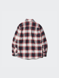 Фланелевая рубашка в клетку UNIQLO 1159842730 (Красный XL)