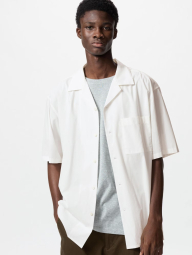 Рубашка с коротким рукавом UNIQLO 1159846209 (Белый S)