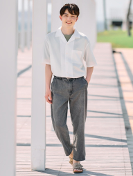 Рубашка с коротким рукавом UNIQLO 1159846160 (Белый XXL)