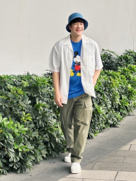 Рубашка с коротким рукавом UNIQLO 1159846160 (Белый XXL)