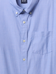Мужская рубашка Gap 1159846217 (Голубой M)