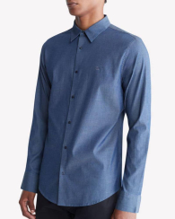 Мужская рубашка Calvin Klein 1159846623 (Синий XXL)