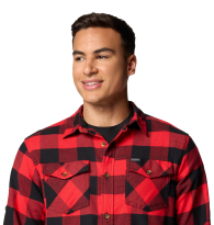 Мужская фланелевая рубашка Columbia 1159846752 (Красный XS)