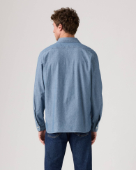 Чоловіча сорочка Levi's на гудзиках 1159847382 (Синій S)