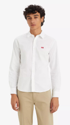 Классическая мужская рубашка Levi's 1159847470 (Белый XL)