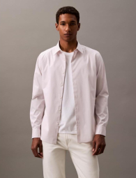 Чоловіча сорочка Slim Fit Calvin Klein в смужку 1159847638 (Сірий XXL)