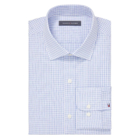 Мужская рубашка Tommy Hilfiger с принтом 1159849086 (Синий/Белый XXL)