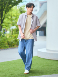 Рубашка с коротким рукавом AIRism UNIQLO 1159849088 (Серый XL)