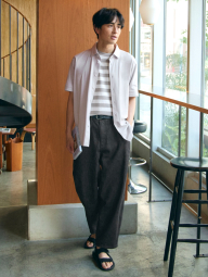 Рубашка с коротким рукавом AIRism UNIQLO 1159849088 (Серый XL)