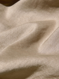 Сорочка лляна UNIQLO на гудзиках 1159849099 (Бежевий M)