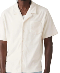 Чоловіча сорочка Levi's з махрової тканини 1159849581 (Молочний XL)