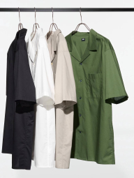 Рубашка с коротким рукавом UNIQLO 1159849990 (Бежевый XXL)