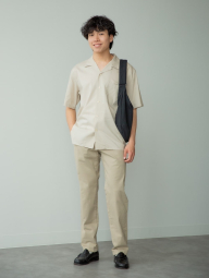 Рубашка с коротким рукавом UNIQLO 1159849990 (Бежевый XXL)