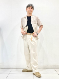 Рубашка с коротким рукавом UNIQLO 1159849990 (Бежевый XXL)